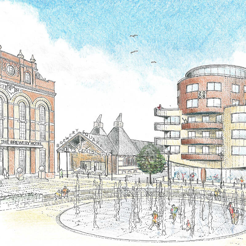 Dorchester’s Brewery Square celebrates 10 years of design