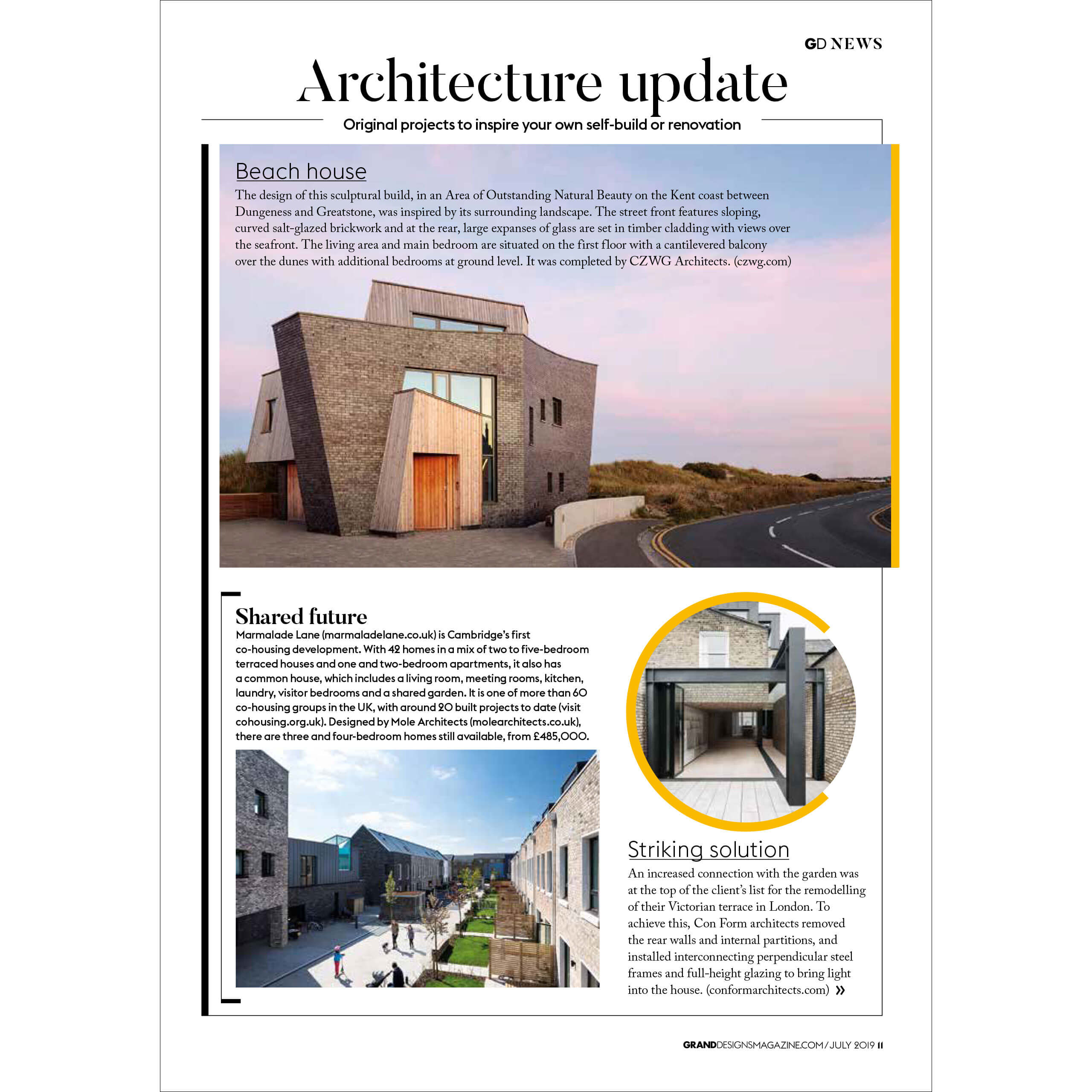 The Stones featured in Grand Designs Magazine