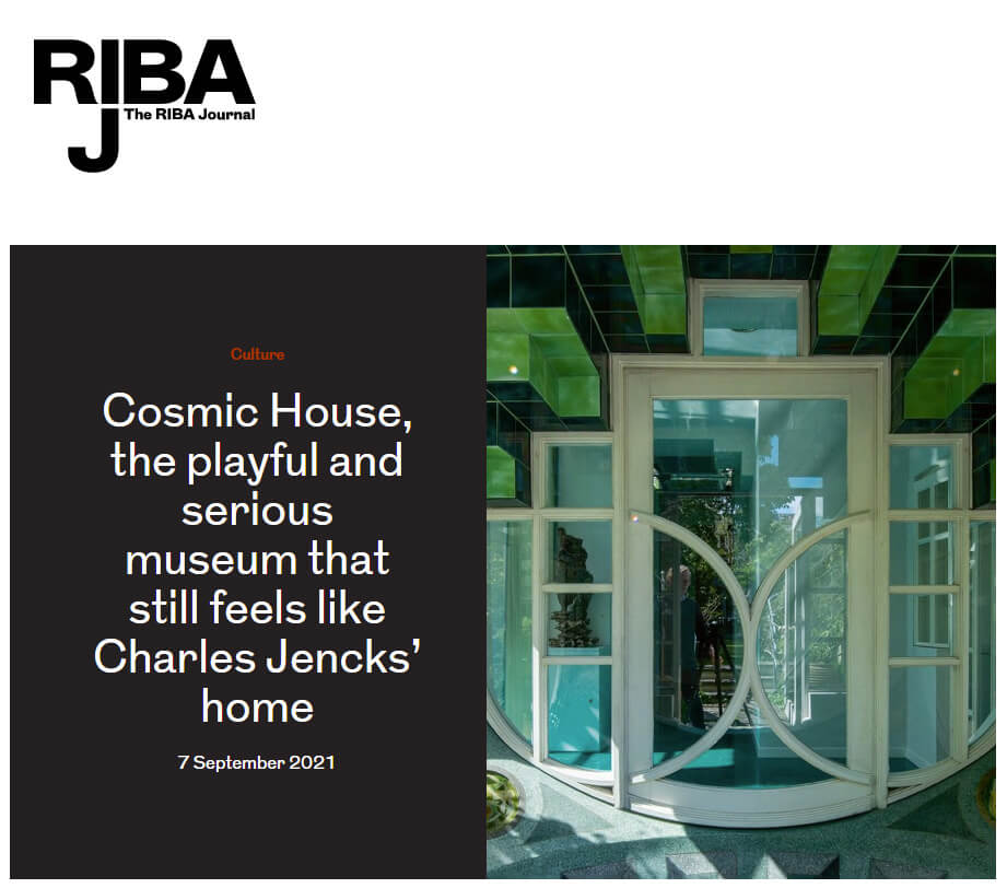 Charles Jencks Cosmic House | RIBA Journal Culture Review