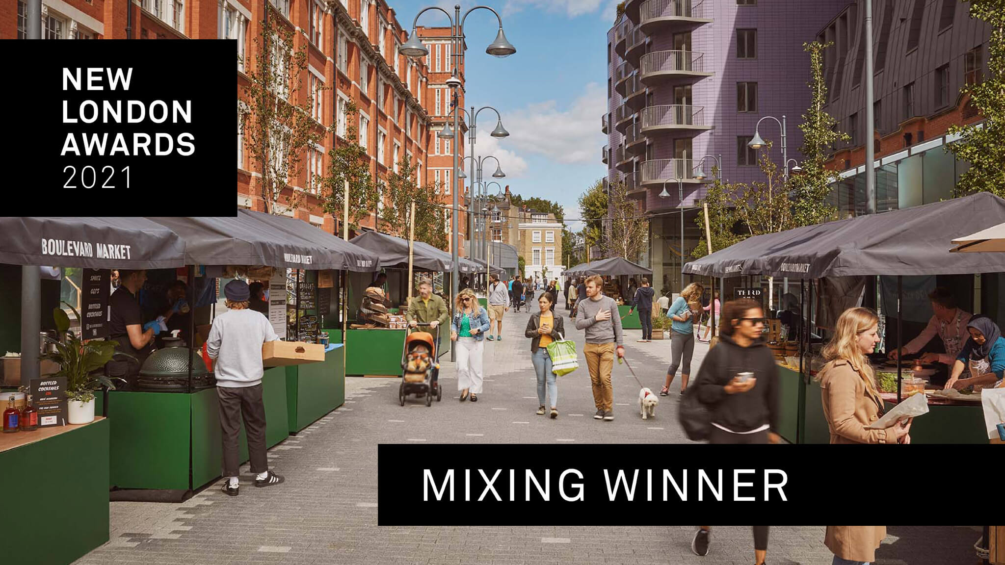 Islington Square | Winner in Mixing category at New London Architecture Awards 2021