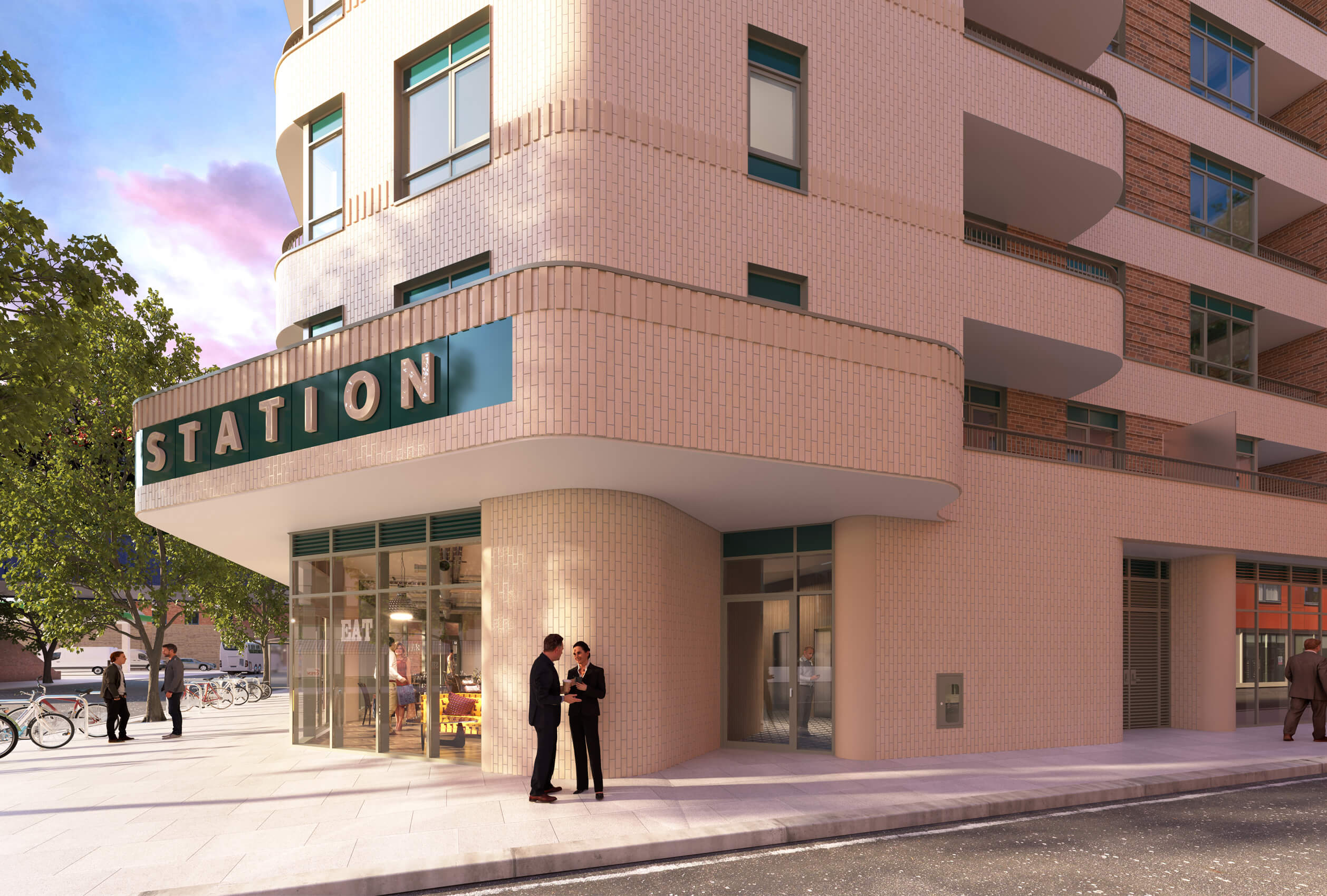 Wimbledon Chase | Green light for housing scheme above Art Deco station entrance