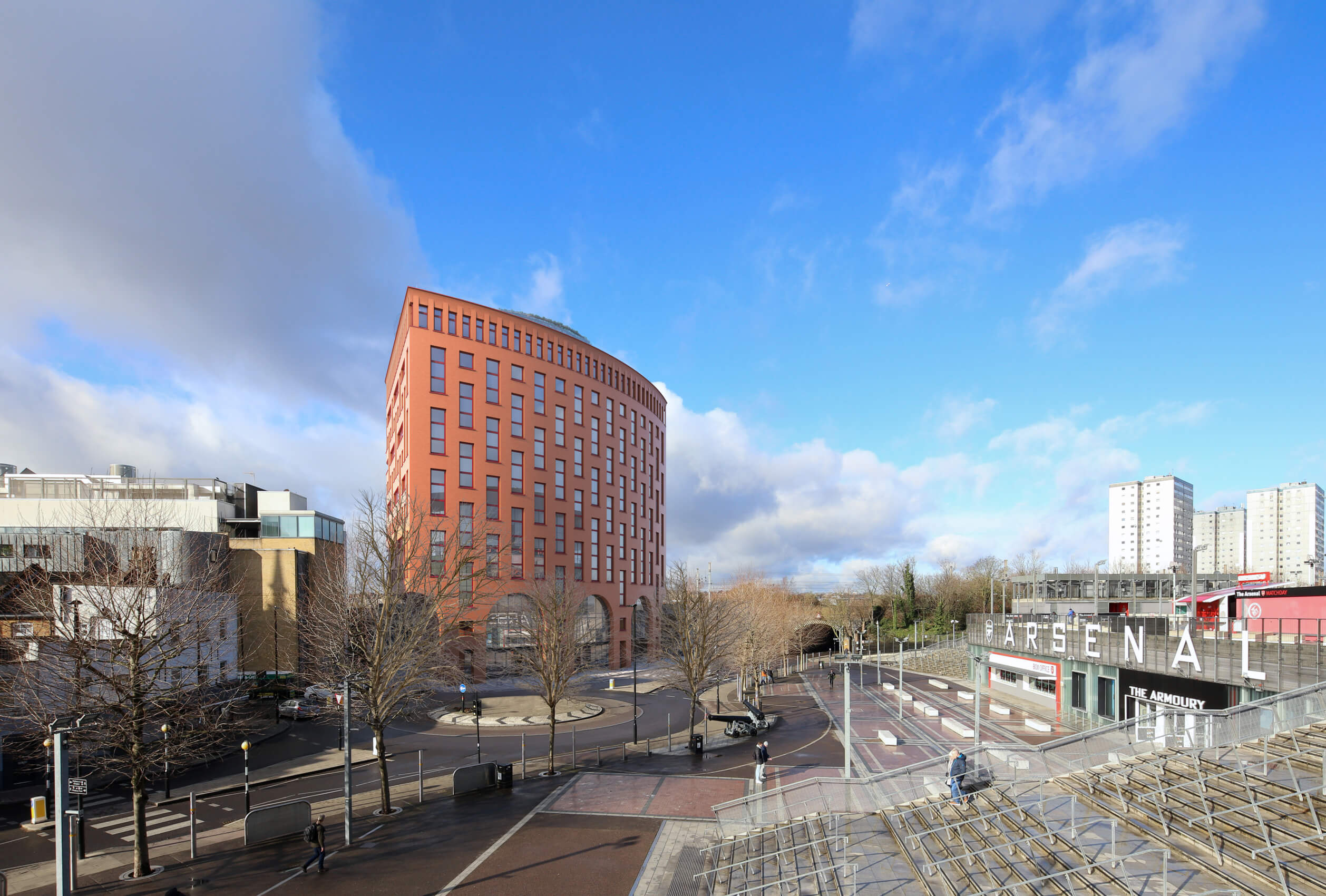 Hornsey Road | Consent for CZWG and muf designed Arsenal Student Scheme